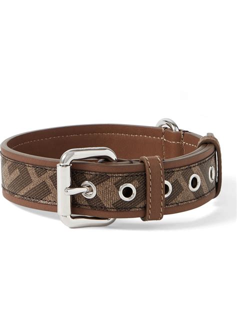 fendi shirt collar|fendi brown dog collar.